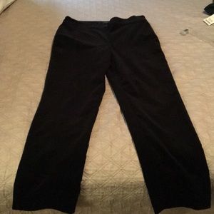 Talbots NWT Black Velvet Pants